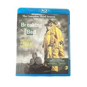 Breaking Bad The Complete Third Season Blu-ray Disc Set‎ 3 Discs Emmy Award